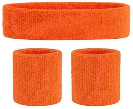 Set di fasciature sportive - Fascia cranica e fascia polpito 3 pezzi - Morbido e compatto - Elastico intrecciato - Fasciatura sportiva - Fascia per allenamento - Per palestra, tennis, ginnastica, calcio