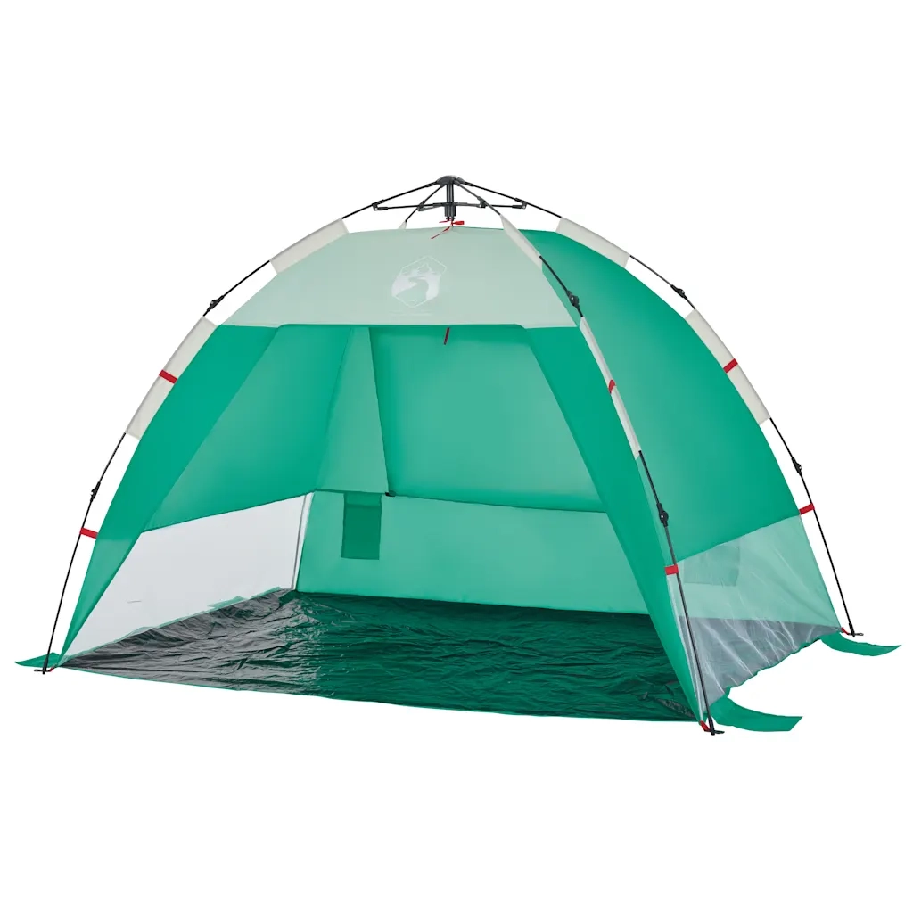 Tenda da Spiaggia 2 Persone Verde Rilascio Rapido Impermeabile 4005300