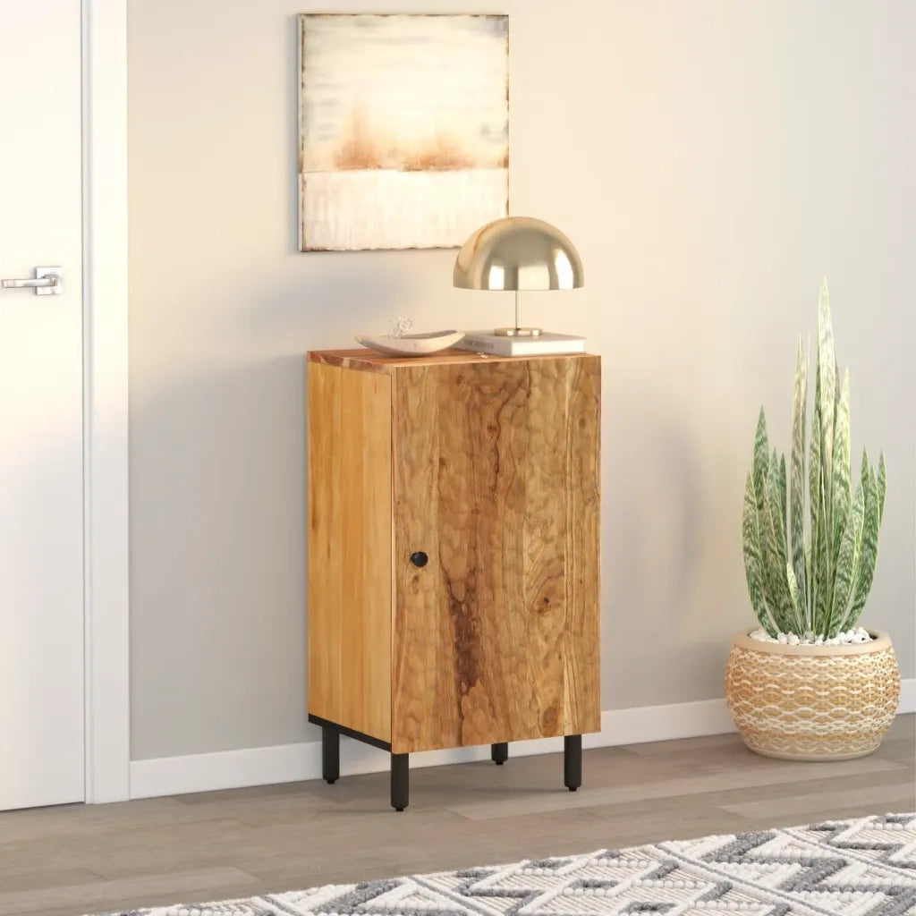 Credenza 40x33x75 cm in Legno Massello di Acacia 356879