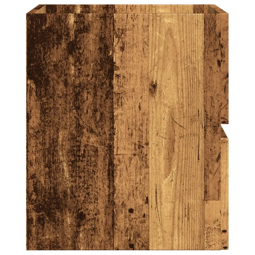 vidaXL Mobile da Bagno Legno Antico 60x38,5x45 cm in Truciolato