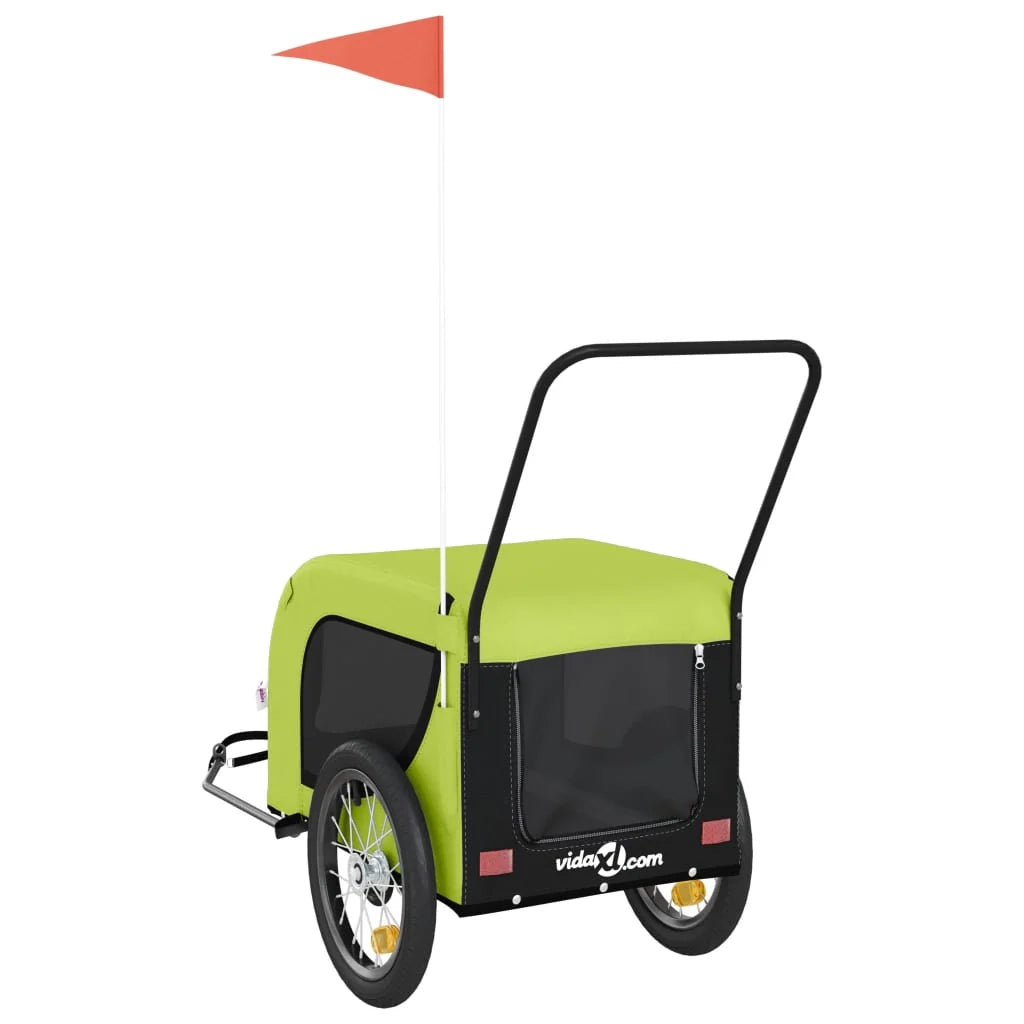 Rimorchio/carrello per animali domestici verde 02_0044296