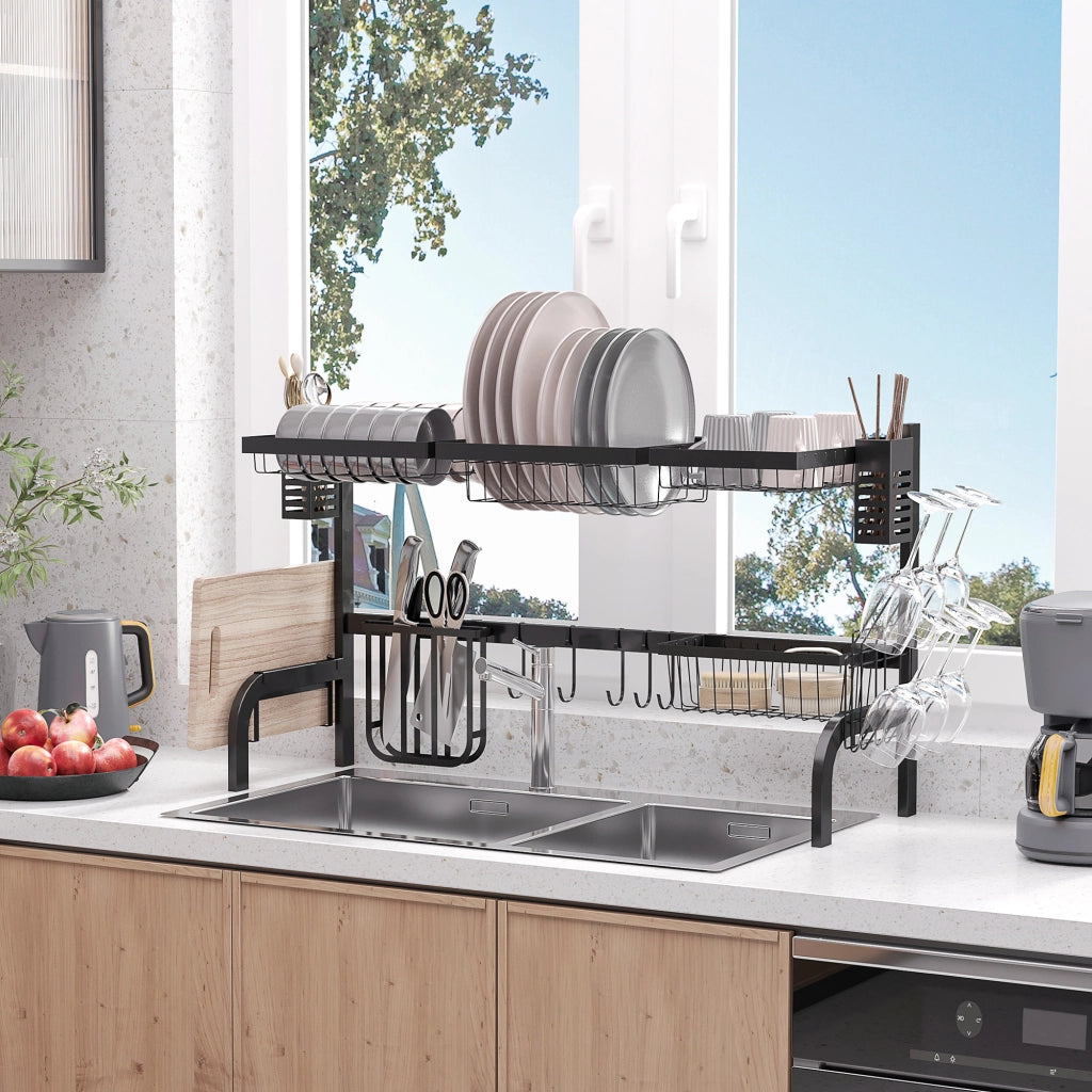 Tavolo da cucina ¨C zephmum ¨C 100x30x52,5 cm nero