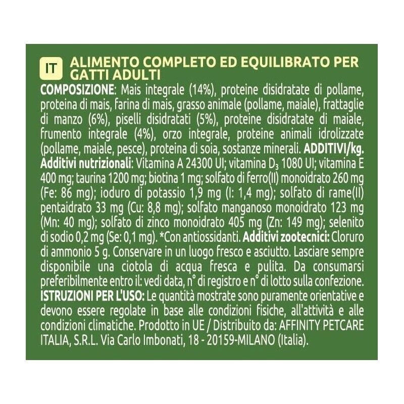 ULTIMA CROCCHETTE PER GATTO ADULTO 1-10 ANNI 440 GR FACILE DA DIGERIRE GUSTO MANZO