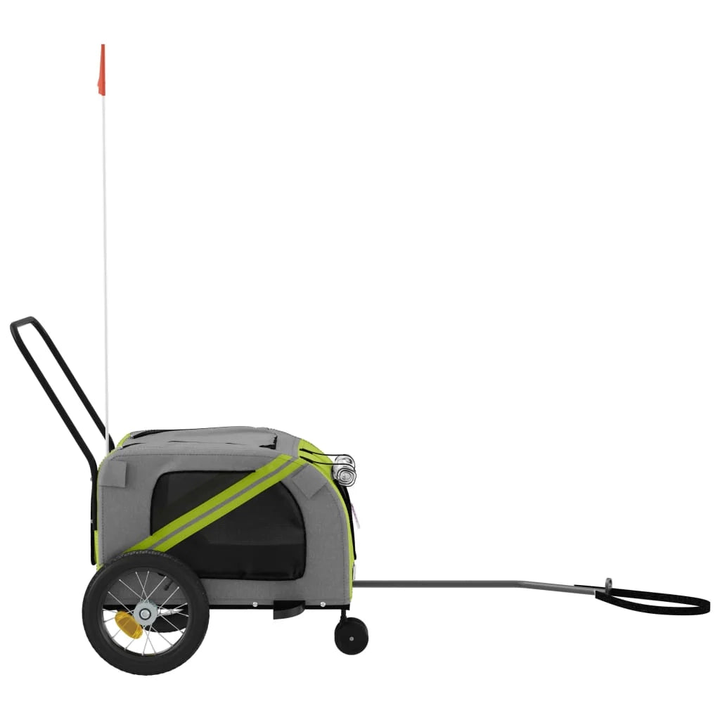 Rimorchio/carrello per animali domestici verde 02_0044286