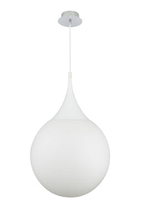 Lampada pendente Pendant in Metallo Dewdrop Bianco