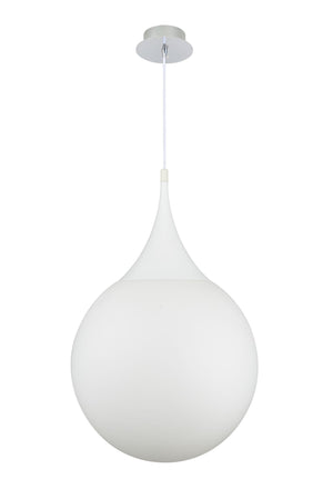 Lampada pendente Pendant in Metallo Dewdrop Bianco
