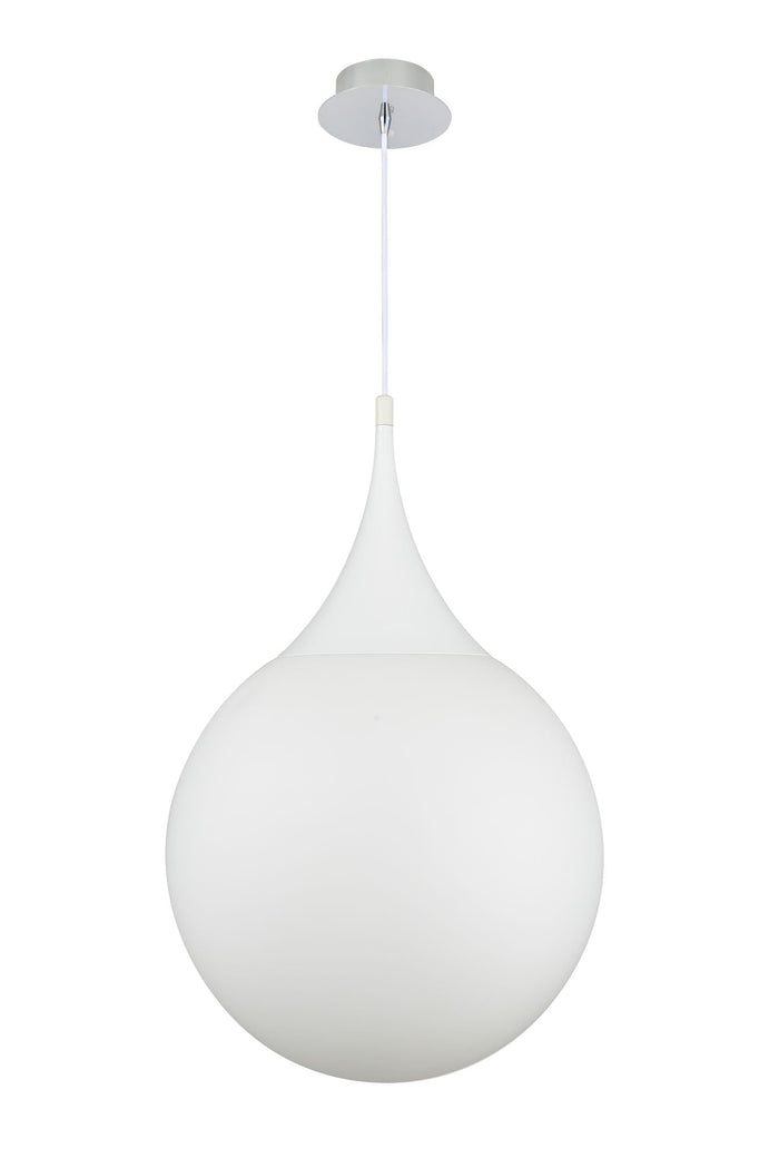 Lampada pendente Pendant in Metallo Dewdrop Bianco