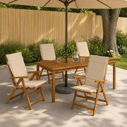 Cuscini per Sedia Alta in 4 Pezzi GEMERT 4 pcs 100% Poliestere 946388