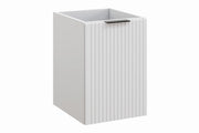 Mobile sotto piano 40 cm con cesto portabiancheria Adel White 40 x 57 x 46 cm
