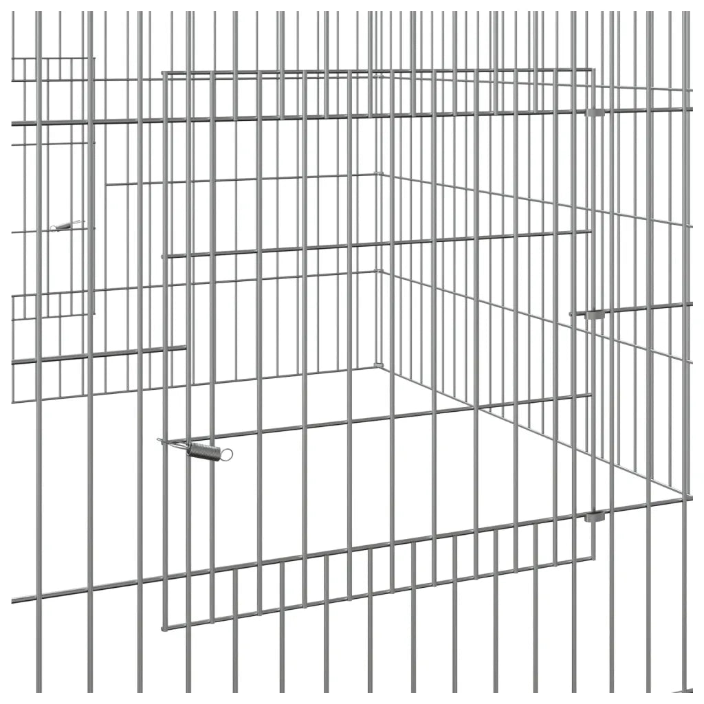Conigliera 110x110x55 cm Ferro Zincato cod mxl 49237