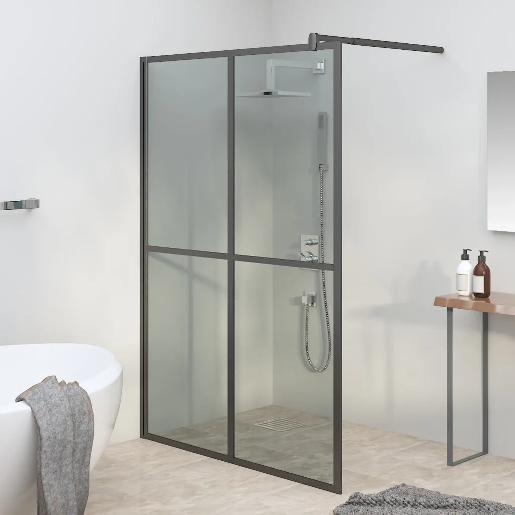 Cabina Doccia 140x195 cm con Vetro Temperato Scuro