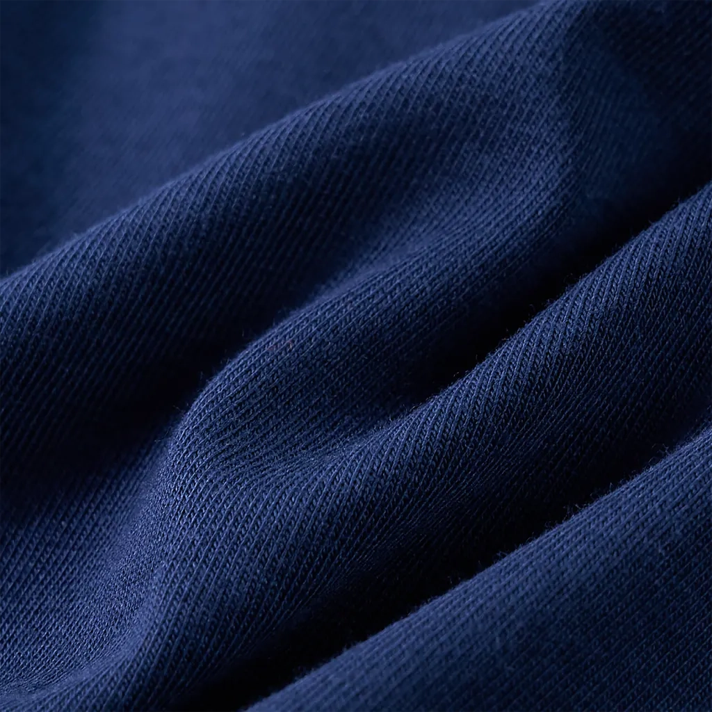 Maglietta da Bambino a Maniche Lunghe Blu Marino 128