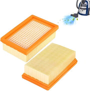 Doppio filtro a piastre Adatto per WD4, WD5, WD6, MV4, MV5 e MV6 - Filtro a piastre pieghevole - Filtro per aspirapolvere - 2.863-005.0 - Filtro a carter - Filtro a cartuccia - Sostituisce i Filtro Originali