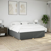 Giroletto senza Materasso Grigio Scuro 180x200 cm Tessuto 3284751