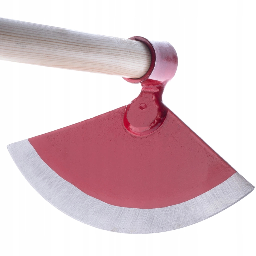 Zappa da giardino forgiata KADAX da 23 cm per estirpare le erbacce, con manico in legno.
