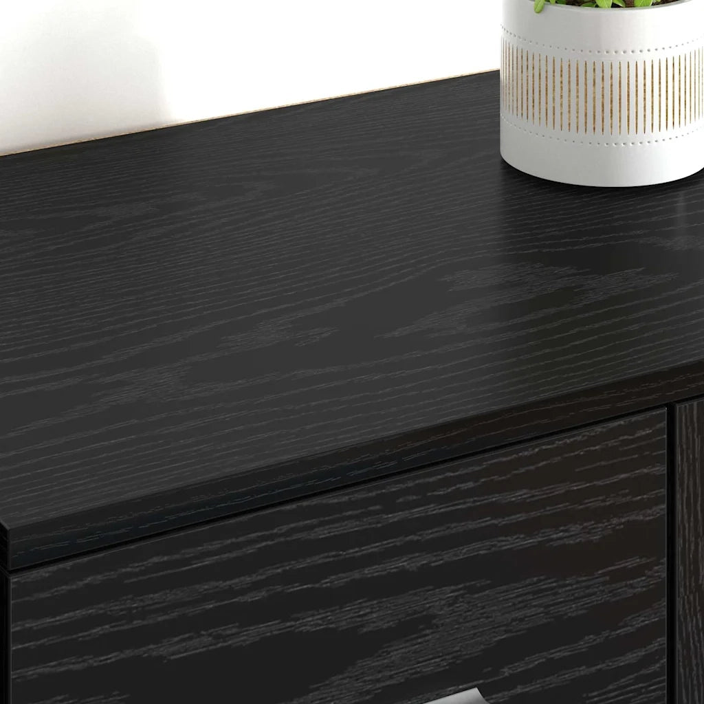 Sideboards Corona 2 pcs Rovere Nero 59 x 39 x 80 cm
