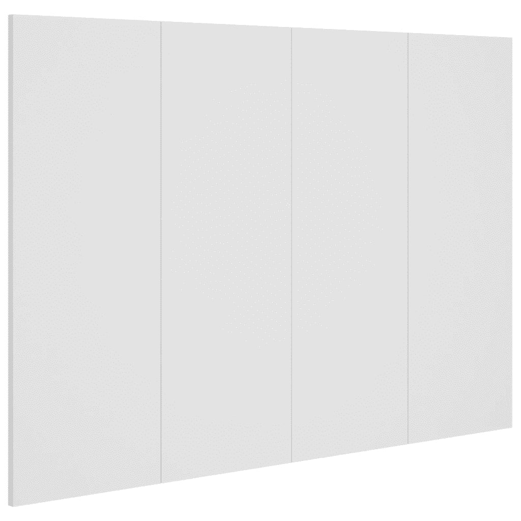 Testiera per Letto Bianca 120x1,5x80 cm in Legno Multistrato 811025