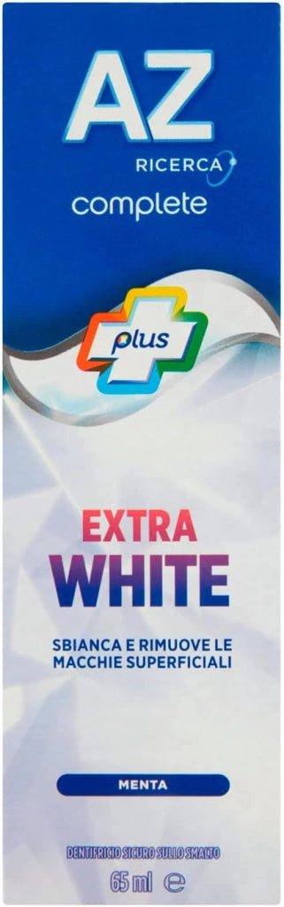 AZ COMPLETE DENTIFRICIO IN FORMATO DA 65ML EXTRA WHITE
