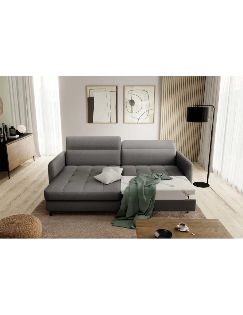 Divano ad angolo collezione GOUMSI colore Grigio scuro