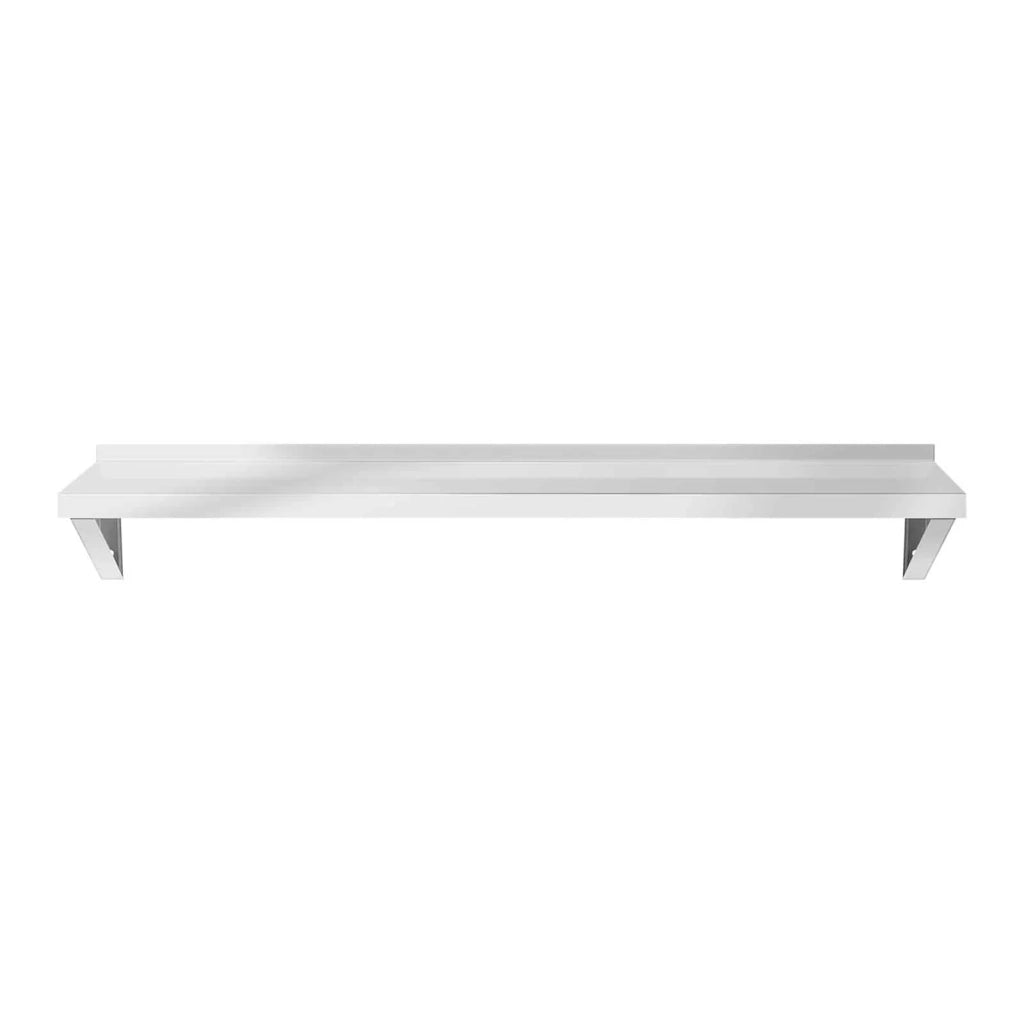 Mensola da parete in acciaio inox 150 x 40 cm fino a 80 kg mensola da parete industriale mensola da parete 14_0005150
