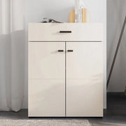 Torrice, Mobile da Ingresso un Cassetto, 77x35x98h cm Bianco Crema