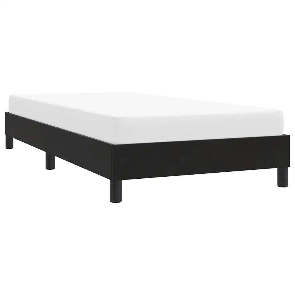 Giroletto senza Materasso Nero 80x220 cm in Velluto 4101381