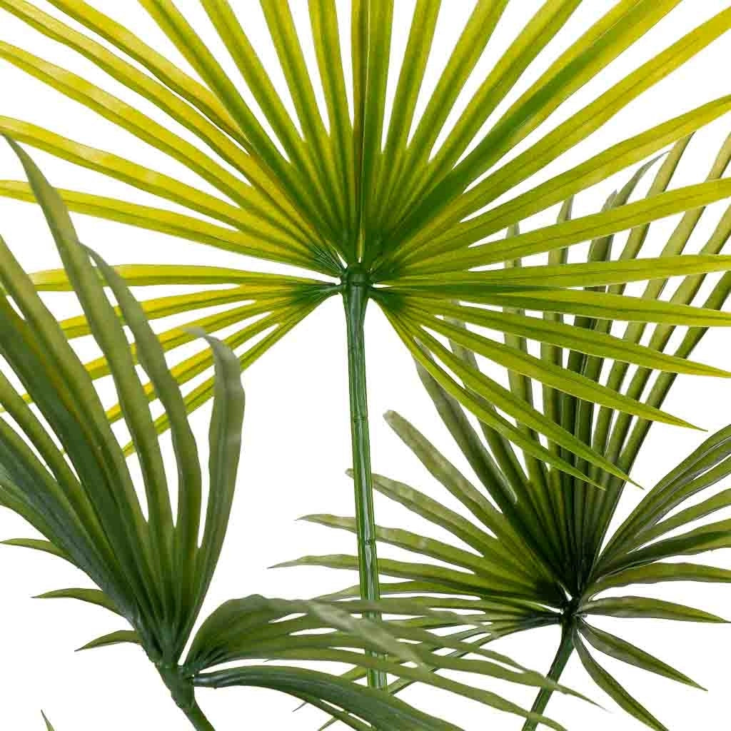 Palma artificiale decorativa Kwai con 6 foglie verde 90x90x130