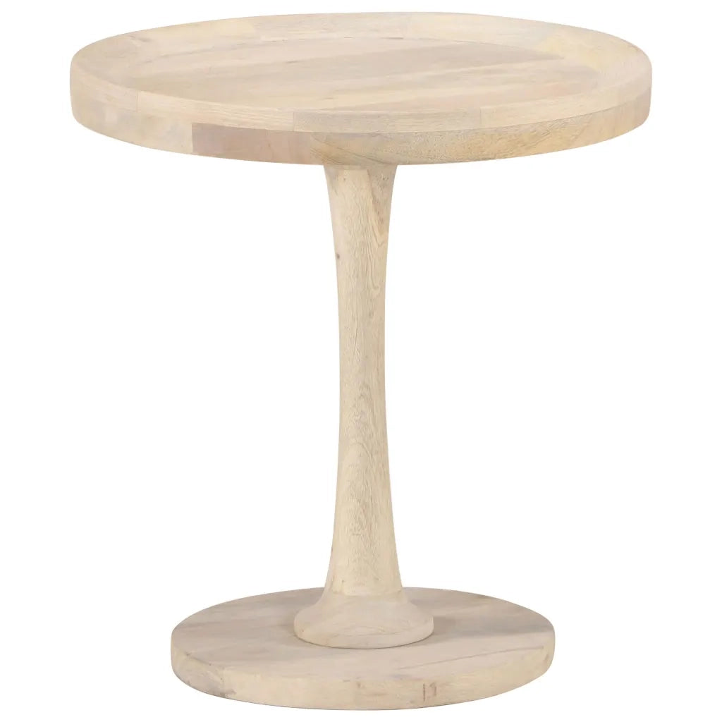 Tavolino di Servizio-Tavolino da Soggiorno ?50x55 cm in Legno Massello di Mango