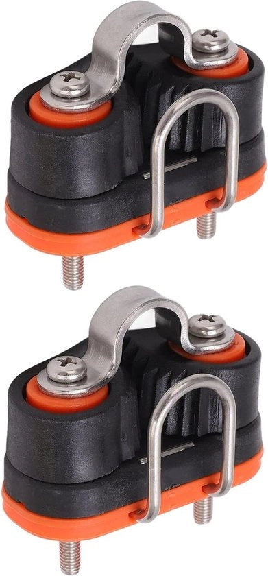 Guida a camma in nylon per vele - 2 pezzi - ideale per cavi da 3-12 mm - parti di ricambio per barche.