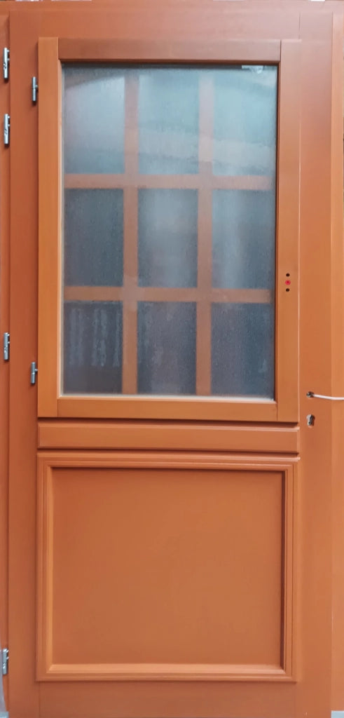 Porta d'ingresso in legno Exo modello 'Marine' 215X80 a destra a spingere senza maniglia