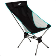 Campingstool pieghevole - 61 x 55 x 99 cm - Sopporta fino a 110 kg - Incluso cuscini, pattini anti-slip, borsa da trasporto - Struttura in acciaio - Tessuto in poliester (63048)
