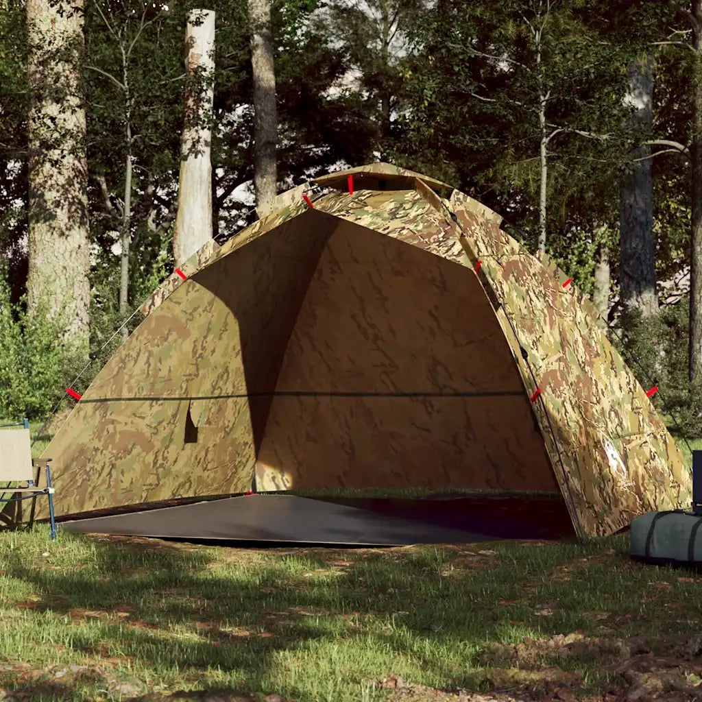Tenda da Pesca 4 Persone-Tenda da campeggio Mimetica a Rilascio Rapido 454959