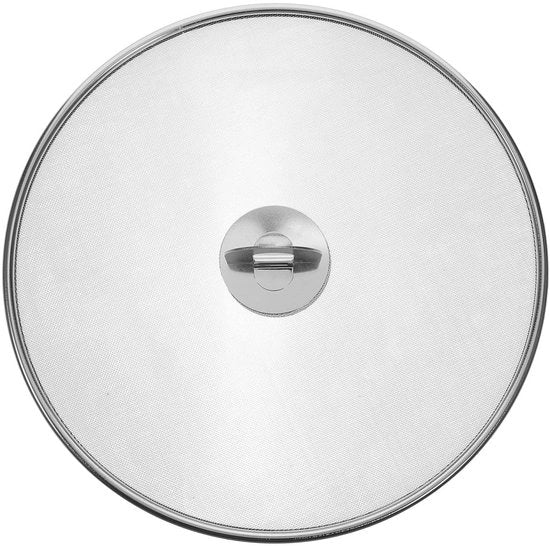 Difesa da Spatole in Acciaio Inossidabile - Tappo Magnetron 33 cm - Coperchio di Sicurezza - Facile da Pulire - Protezione contro Macchie di Olio