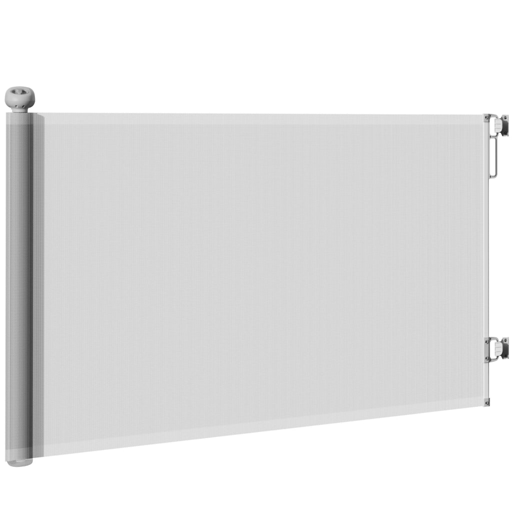 Barriera per cani retrattile 0-140 cm ¨C zephmum ¨C grigio