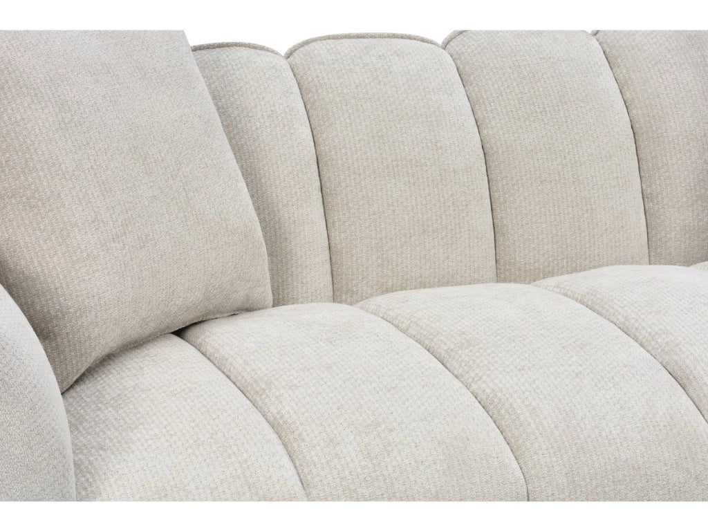 Divano lineare in tessuto stile "Balzac" - 3 posti - Beige