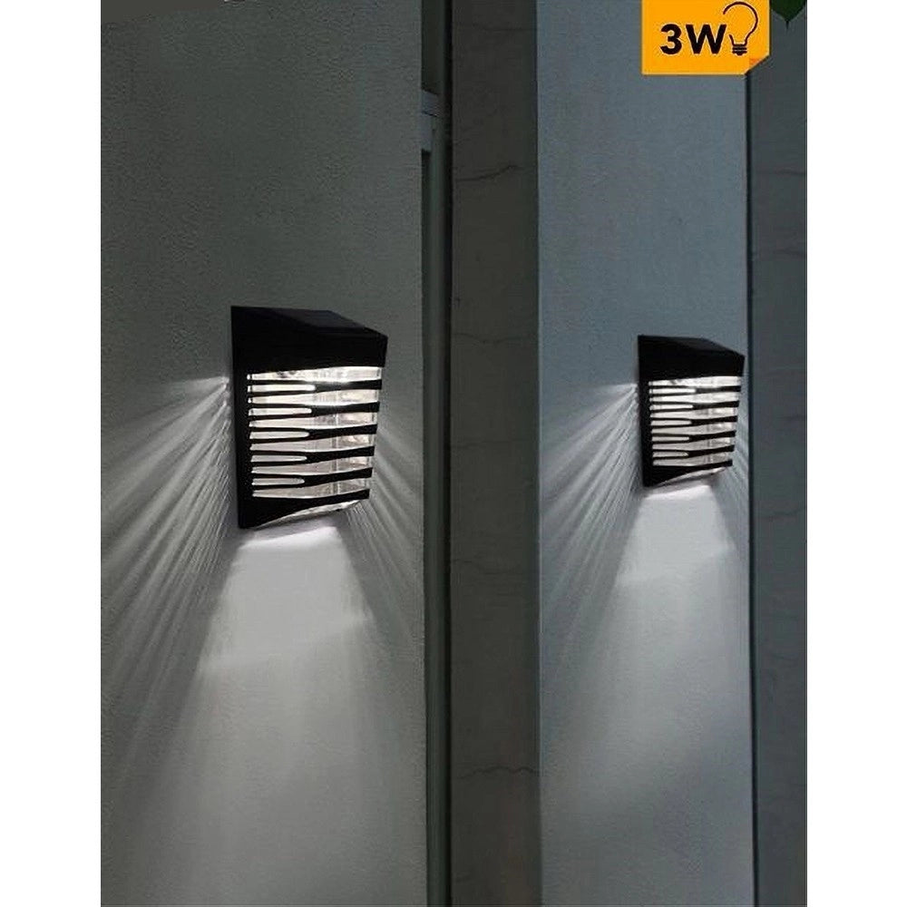 Trade Shop - Applique Led Ricaricabile 3watt Con Pannello Solare Ip65 Luce 3000k 6500k Yh0614 -