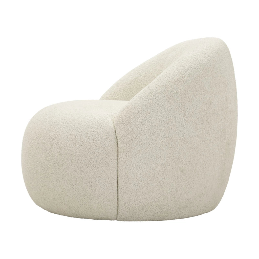 Poltrona VKH1062, Bianco, Spugna, 81x78x64 cm