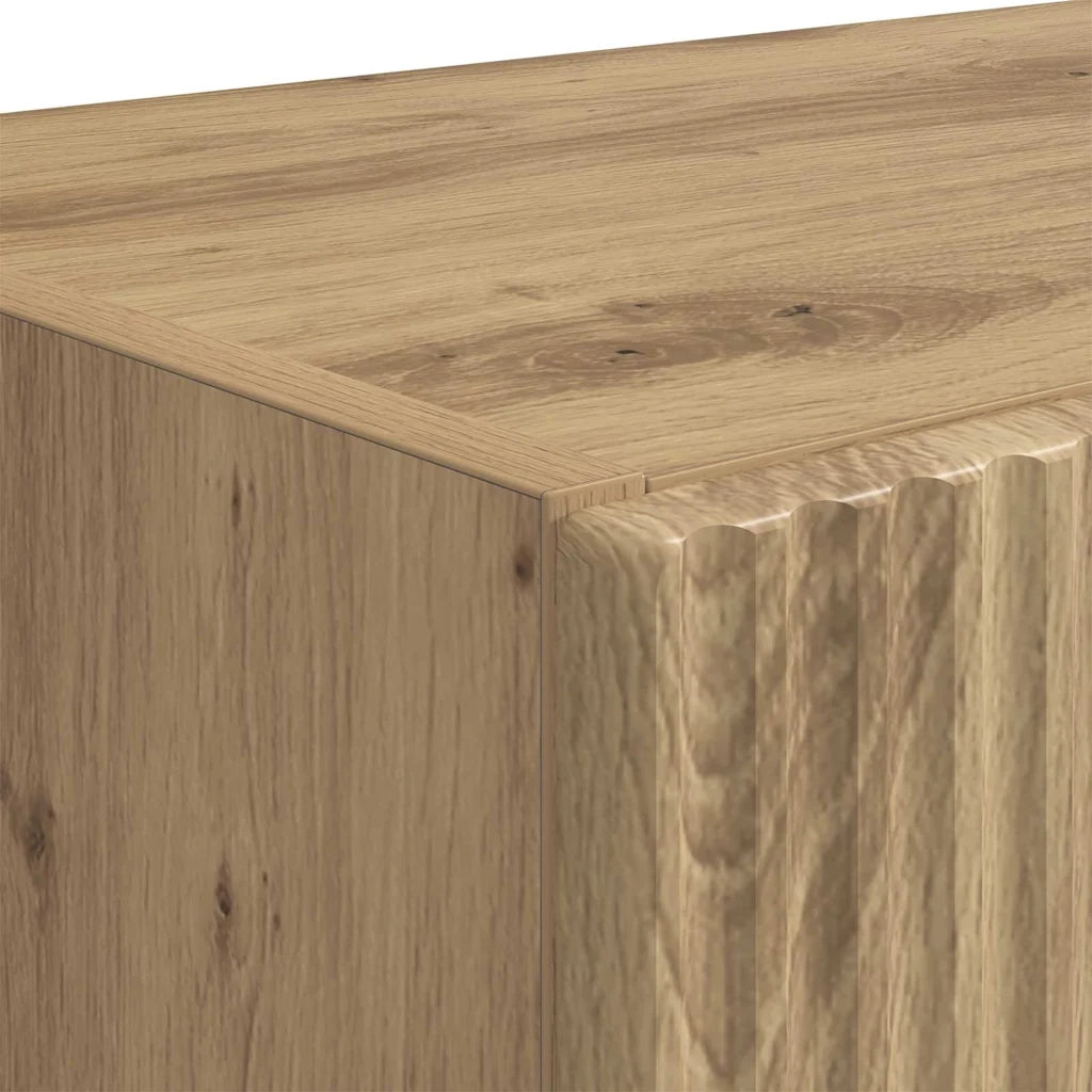 Mobile TV da parete Rovere artigianale 59,5 x 31 x 60 cm 892358
