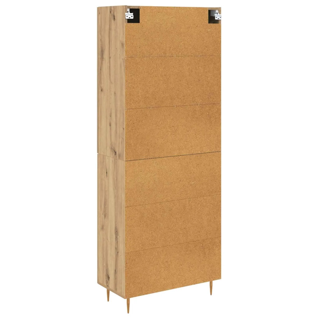 Credenza | Madia | Buffet da pranzo | Armadio da pranzo Rovere artigianale 69,5 x 34 x 180 cm