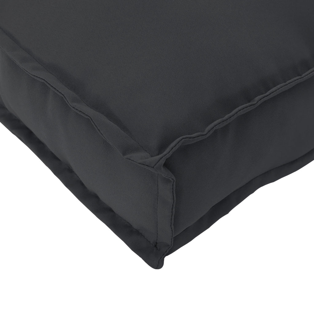 vidaXL Cuscino per seduta pallet Nero 70 x 70 x 12 cm Tessuto Oxford