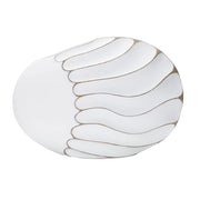 Vaso Decorativo VKH684, Bianco, Poliresina, 34x11,5x24,5 cm