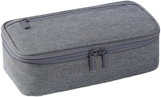 Borsa acqua resistente - Portatile - Grande capacità - Chiusura a cerniera - Grigio - 300D tessuto Oxford - Borsa con chiusura