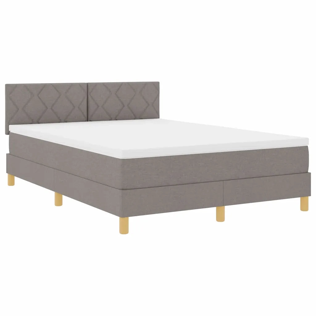 Letto a molle con materasso Talpa 140 x 200 cm Tessuto 3339004