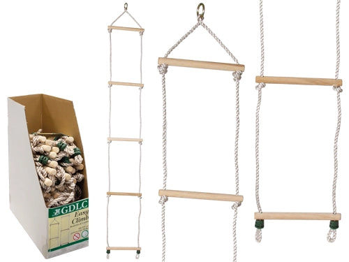 SCALETTA DI LEGNO E CORDA 25XH210 CM BIMBO EASY CLIMB