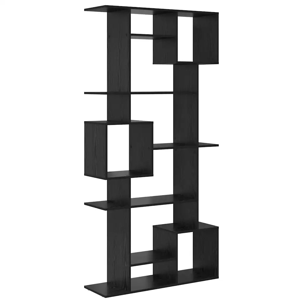 vidaXL Armadio per Libri Rovere nero 92 x 29 x 188 cm