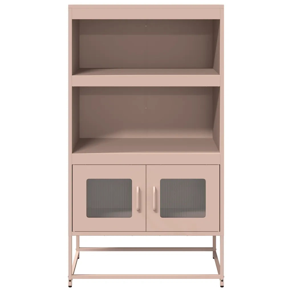 Credenza Rosa 68x39x123 cm in Acciaio