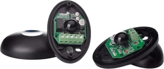 Kit di automazione per lampada infrarossa universale 12-24 V AC-DC con filtro solare e interruttore.