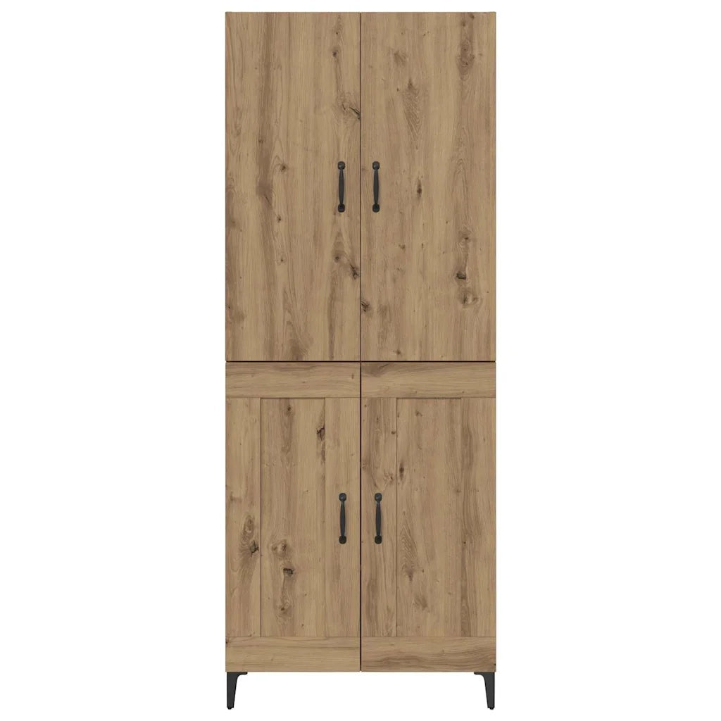 Credenza-Buffet-Armadio da cucina Rovere artigianale 69,5 x 34 x 180 cm 507699