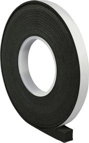 Striscia adesiva acqua resistente fino a 300 Pa nera 6-15 x 20 mm 4,3 m.