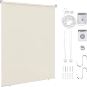 Rollone Verduisterante - Schermo Solare Verticale - Telaio Duraturo - Impermeabile - Beige 180 x 140 cm